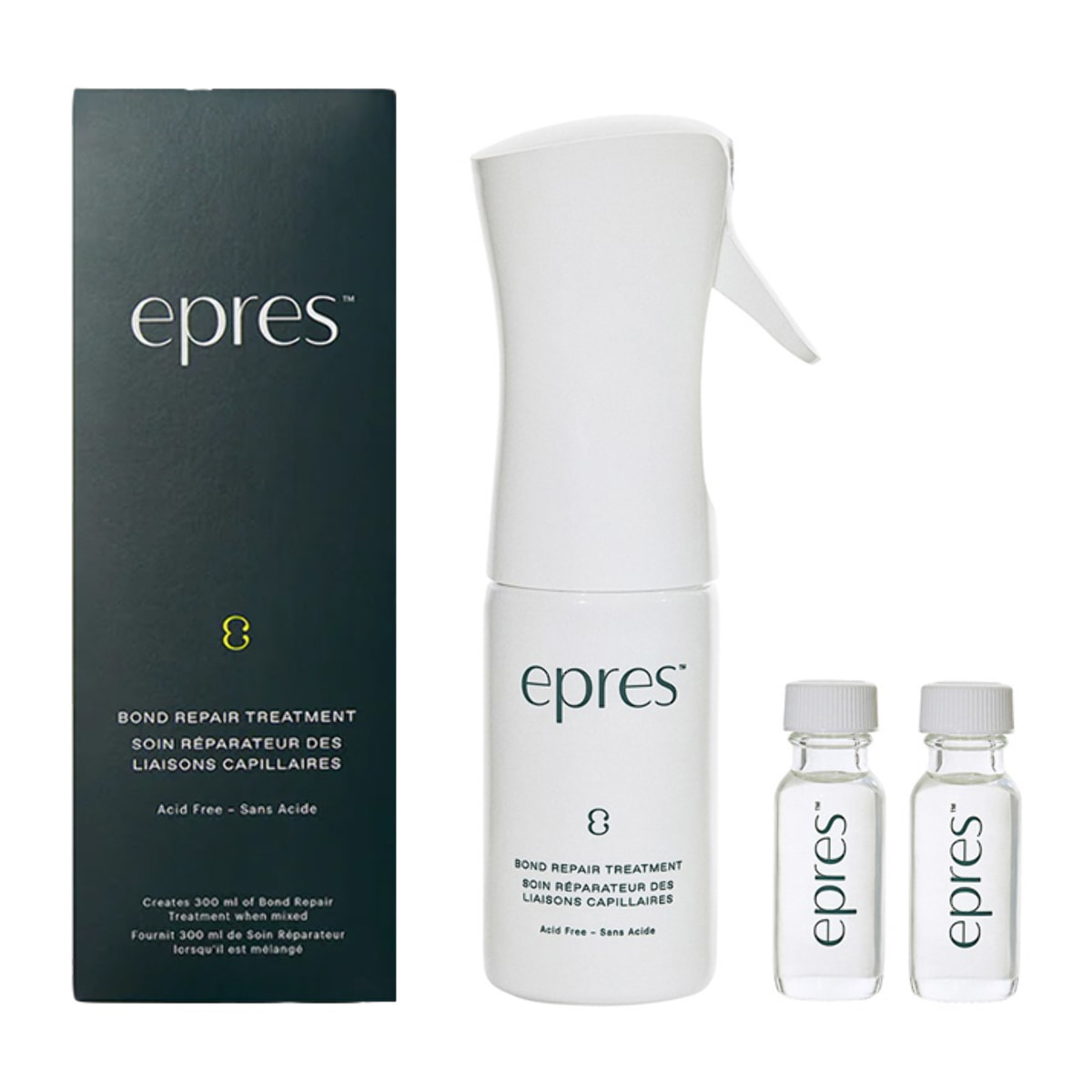 EPRES Reparación Bond Tratamiento Set Spray + Refill Ampollas 2x15ml