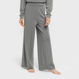 Pantalón largo pinzas estilo modal mujer