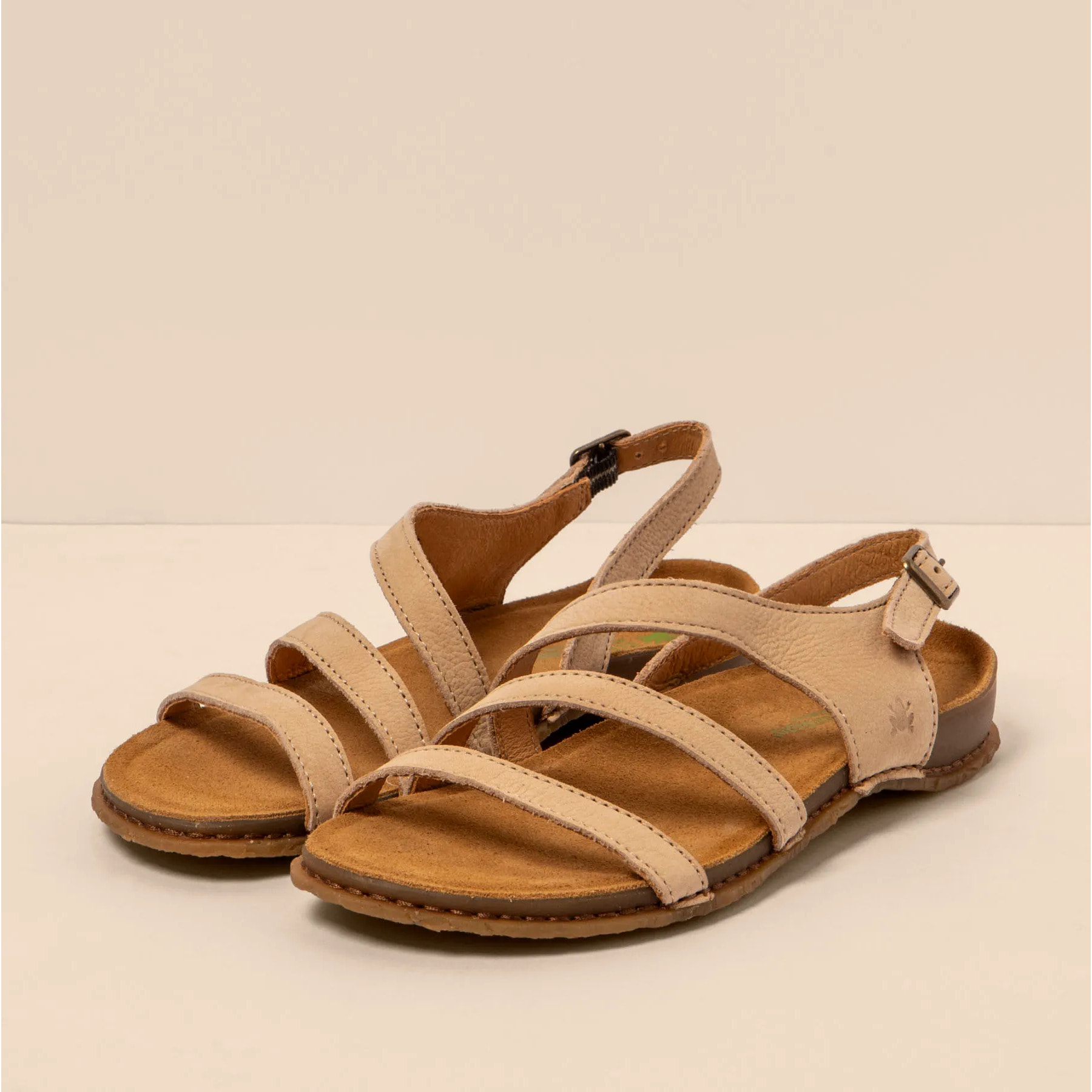 Sandalias N5811 NOBUCK LAVADO CREAM/PANGLAO color Cream