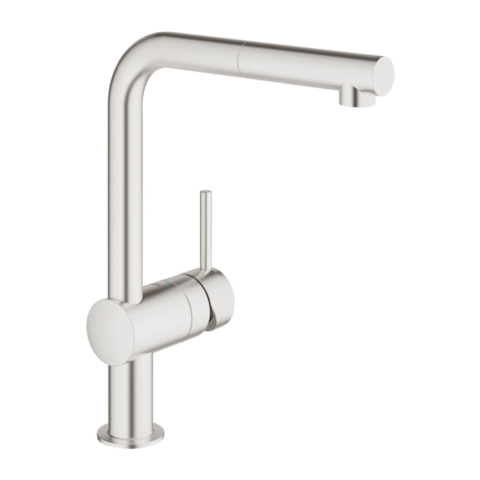 GROHE Mitigeur de cuisine Minta avec douchette extractible pour plus de confort