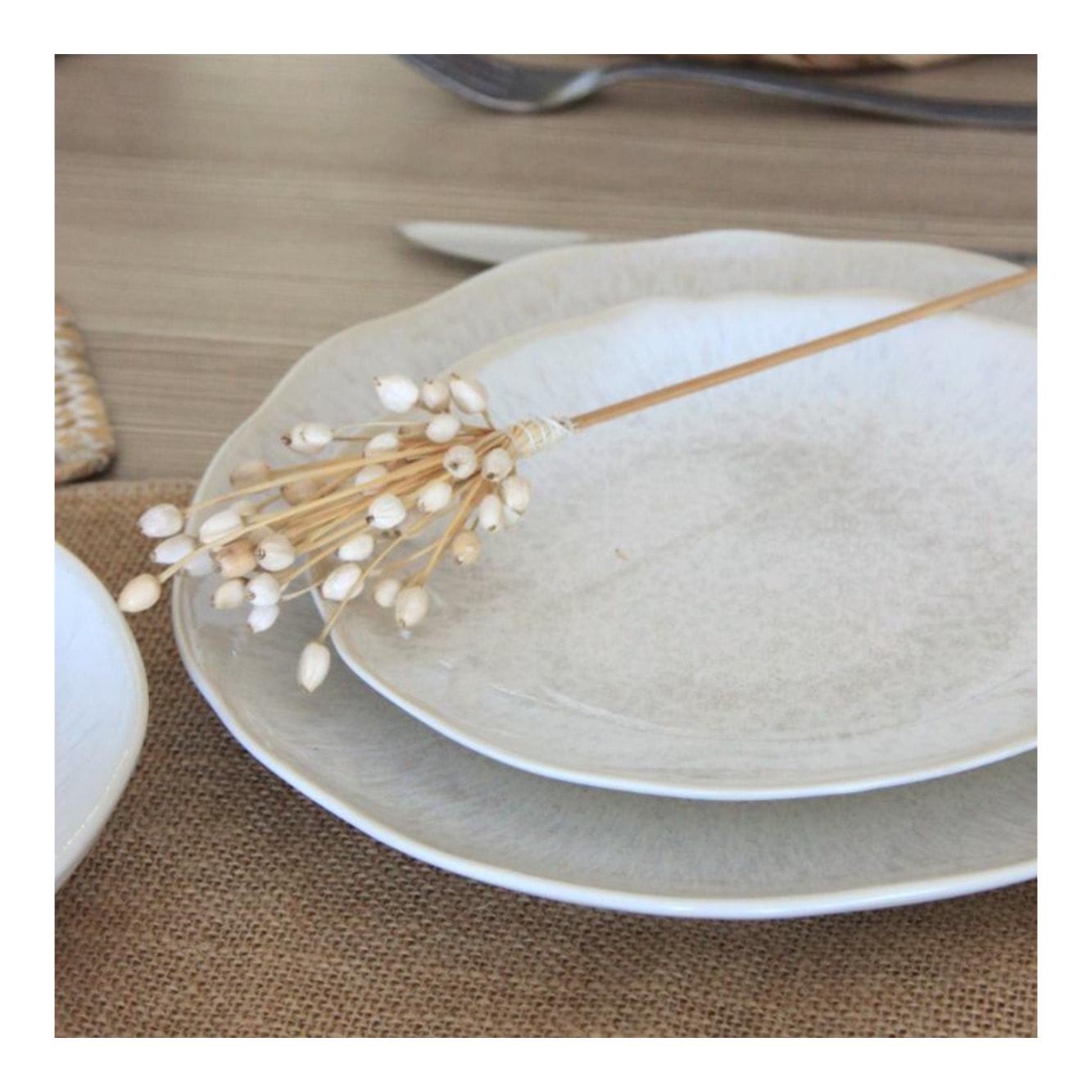 Lot de 6 petites assiettes à dessert, NUAGE