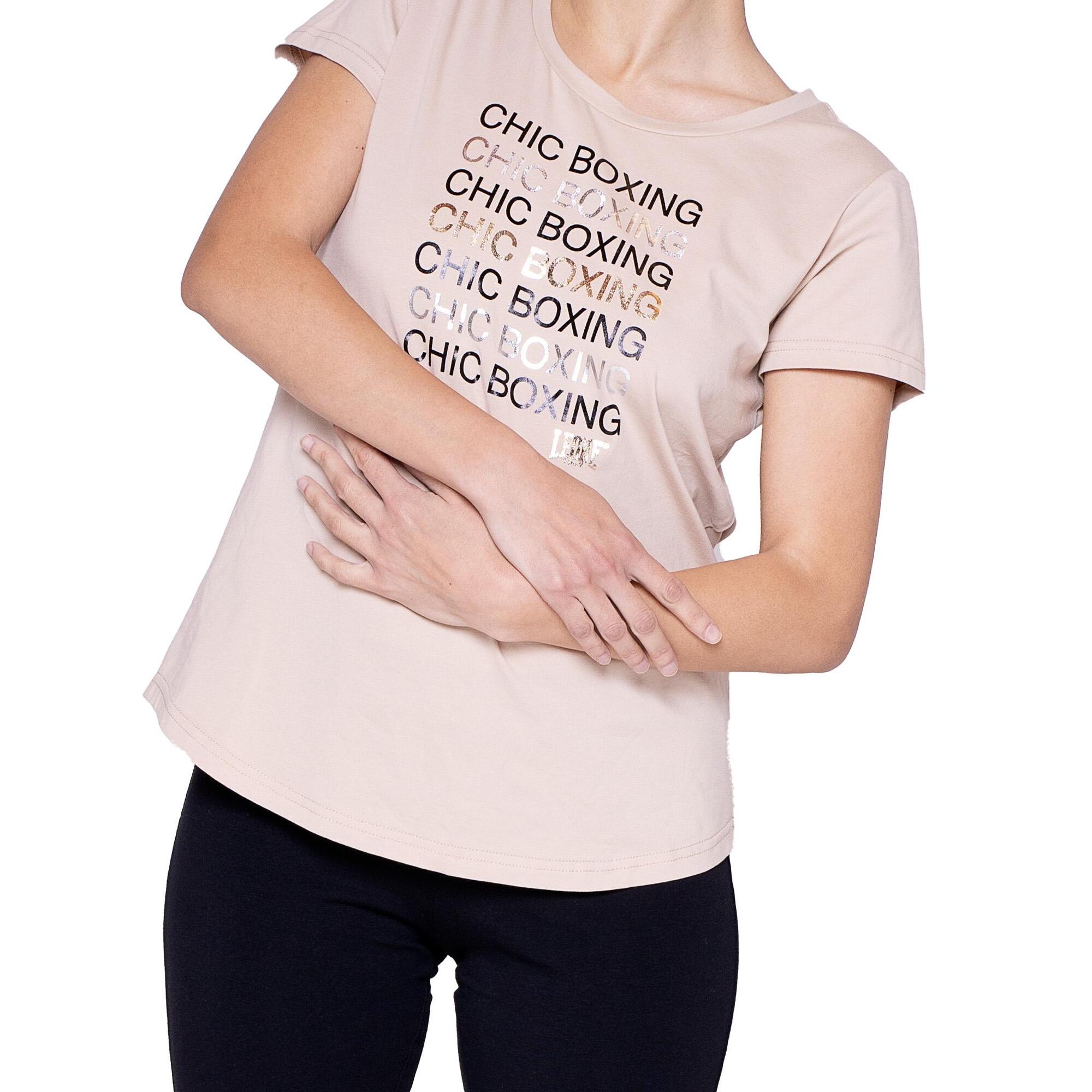 Camiseta de mujer Leone de manga corta Winter Chic Boxing