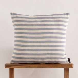 Housse de coussin jacquard 65x65 cm Jávea Grande Bleu