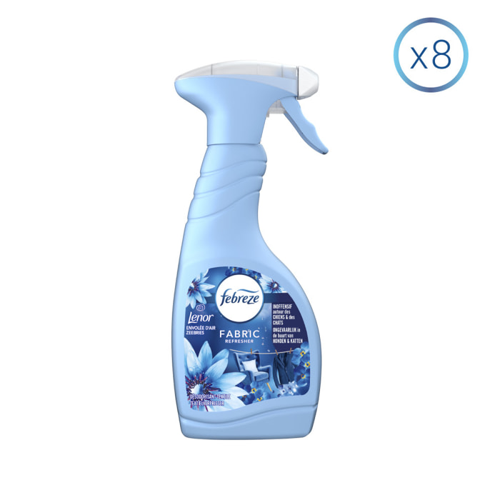 8 Sprays Desodorisant Textile Envolée D'Air 500ml, Febreze