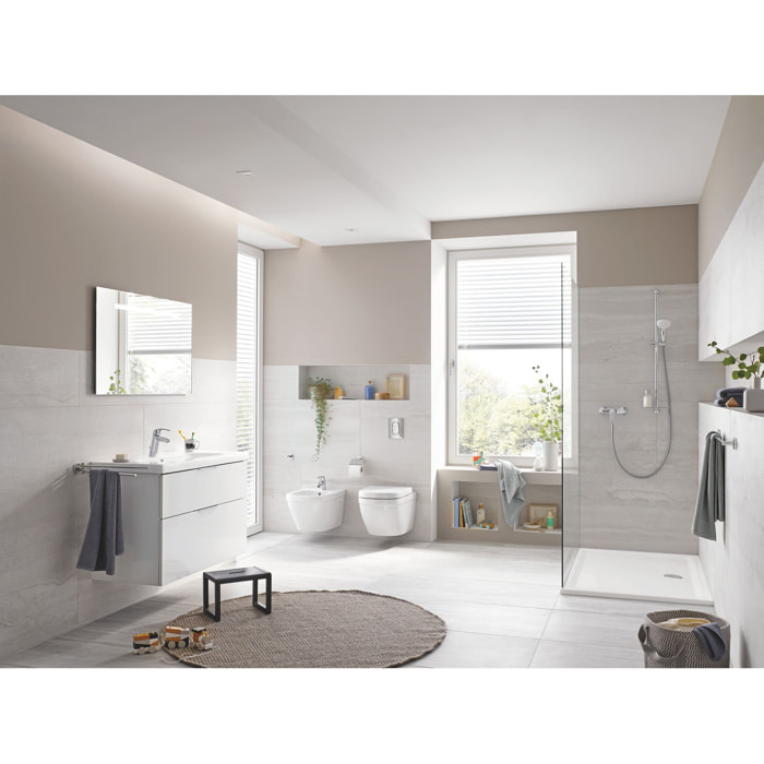 Plan vasque Euro Ceramic 100 x 46 cm blanc alpin