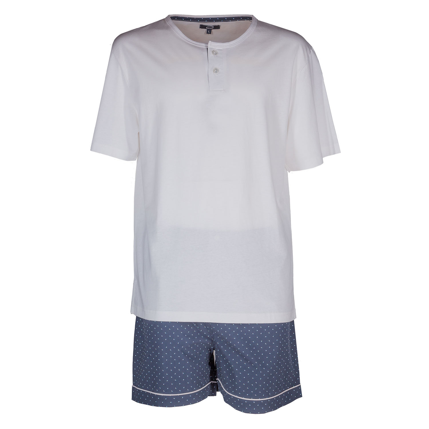PIGIAMA GRINO blu con microfantasie