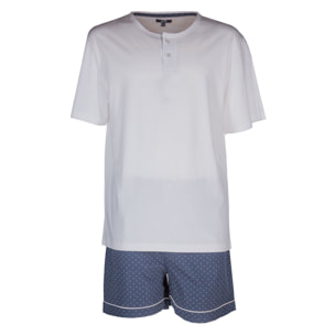 PIGIAMA GRINO blu con microfantasie