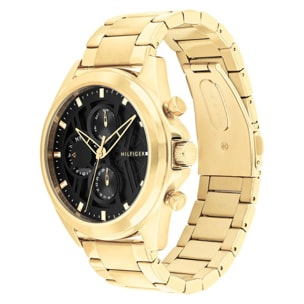 Reloj Tommy Hilfiger 1710658 Hombre Analogico Cuarzo con Correa de Acero inoxidable dorado