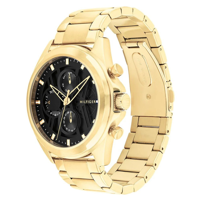 Reloj Tommy Hilfiger 1710658 Hombre Analogico Cuarzo con Correa de Acero inoxidable dorado