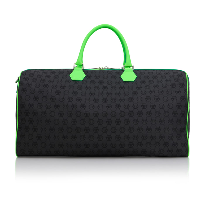 PHILIPP PLEIN Weekend Bag Jacquard Monogram