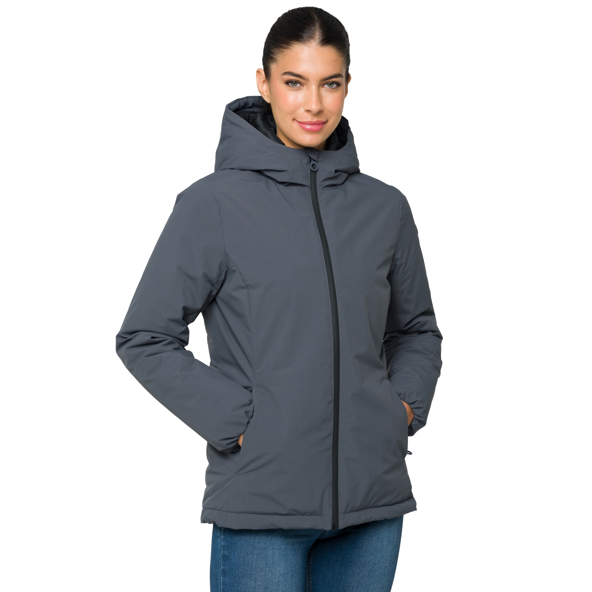 Chaqueta Hot Buttered térmica impermeable Millaa gris