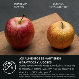 AEG Frigorífico combi de libre instalación Serie 8000 Cooling 360° de 201 cm ORC8M361DT