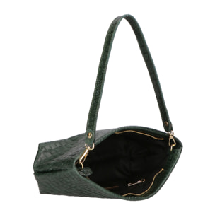 Borsa a spalla da Donna Lorelei in Vera Pelle Made in Italy 19x33x10 cm