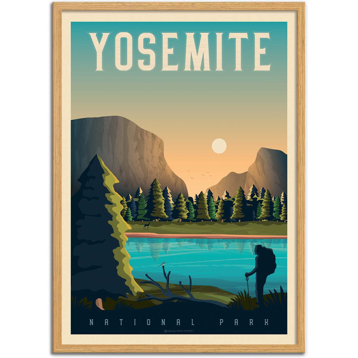 Affiche - Yosemite - Olahoop Travel Posters