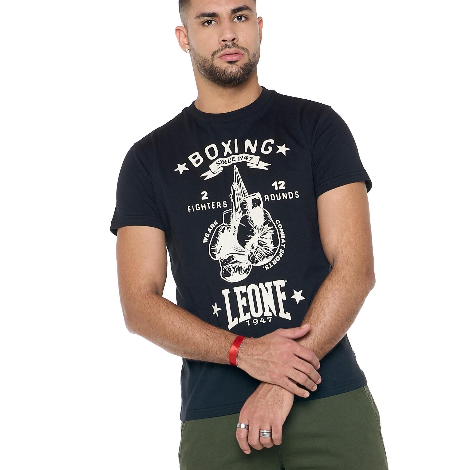 Camiseta hombre Leone 1947 Apparel Metropolitan manga corta guantes boxeo