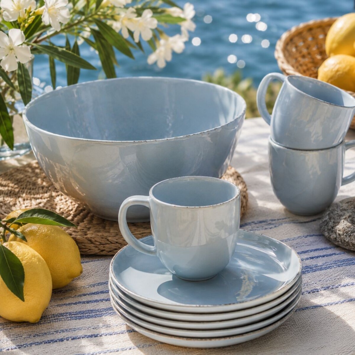 Lot de 6 mugs, GALET