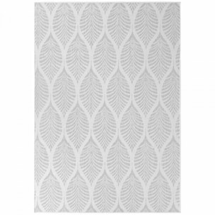 Tapis exterieur kilim nature floral, structure authentique, feka