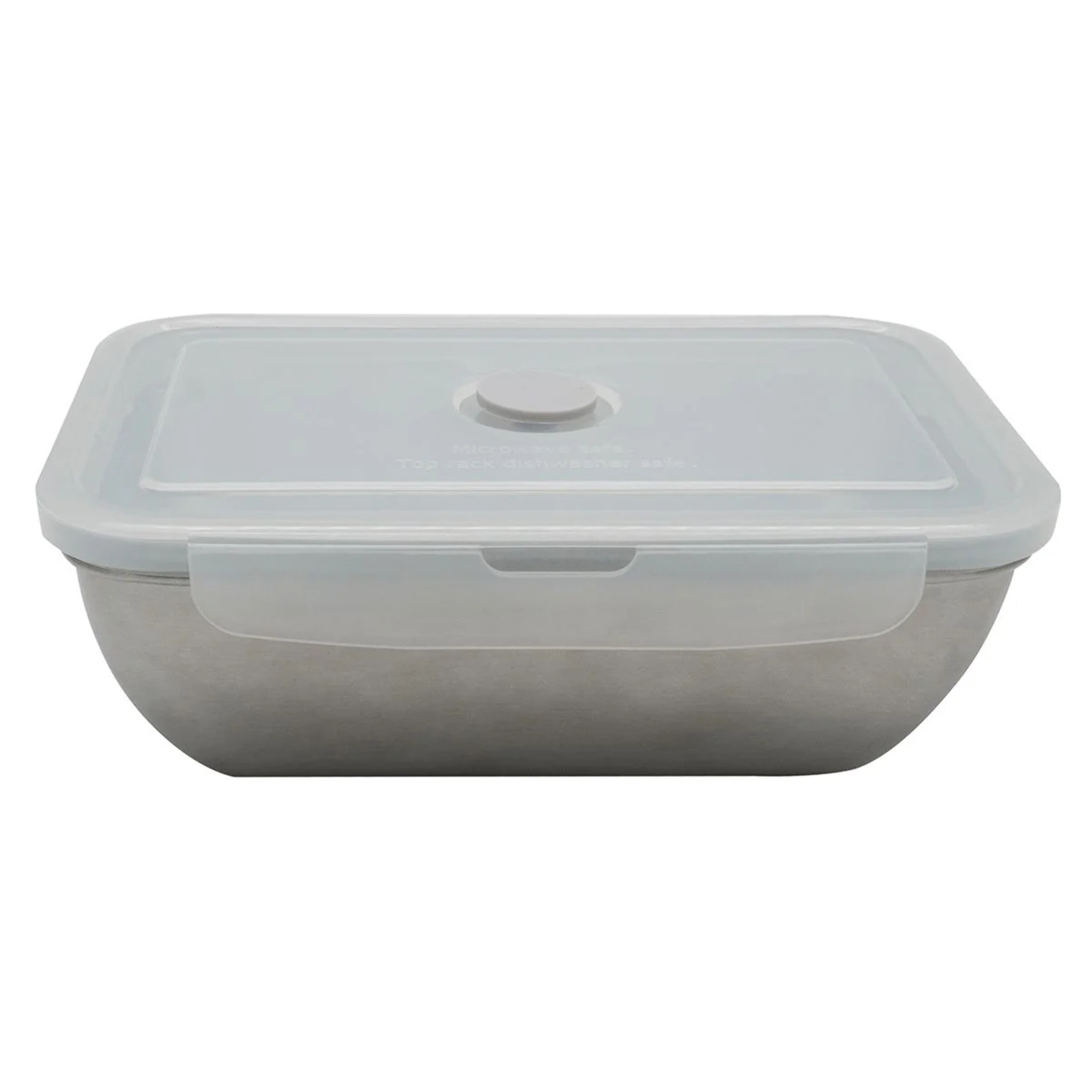 Set de 3 Lunch box inox 400 ml, 600 ml et 1000 ml compatible microonde avec couvercle Fackelmann