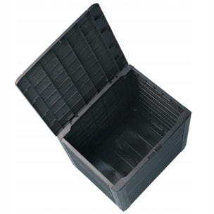 Baúl de jardín WOODEBOX 140L., dimensiones (mm) 585x460x550, color Antracita