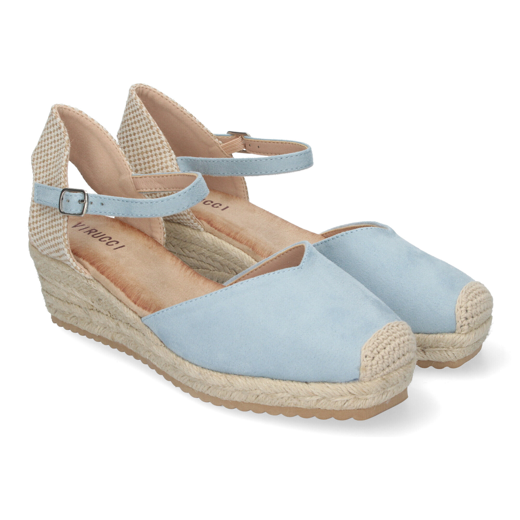 Sandalia de Cuña para Mujer, Cómodas y Elegantes, Forradas de Yute