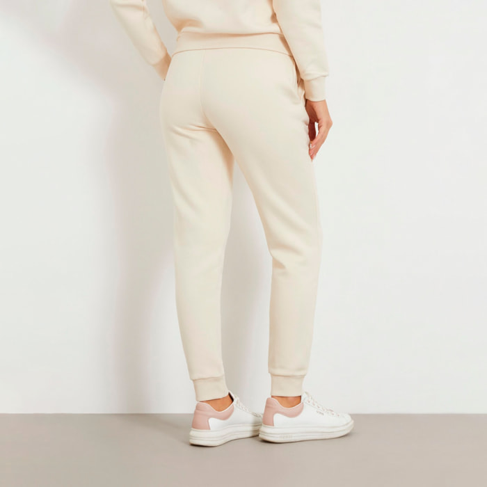 Pantalon jogging Gj - coton - crème