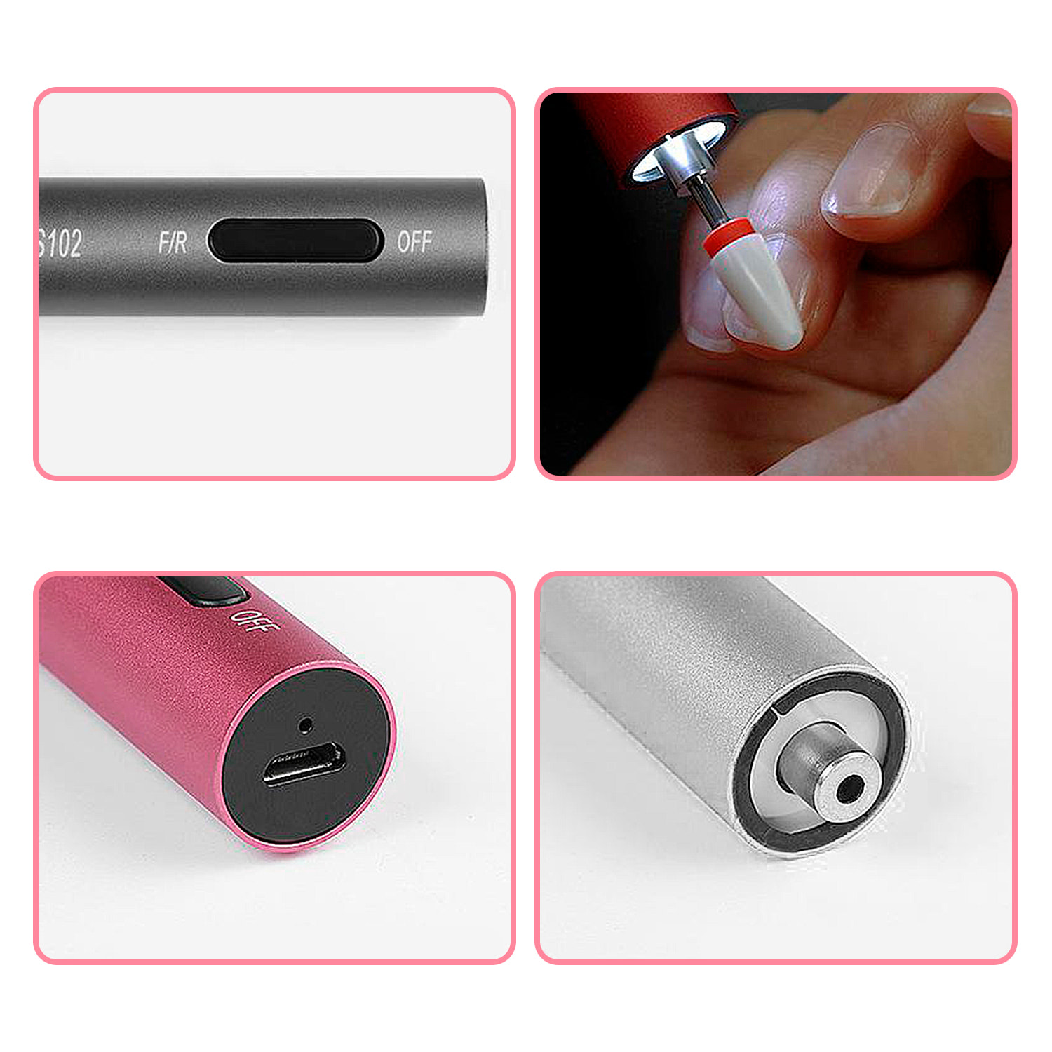 Mini buffer per unghie