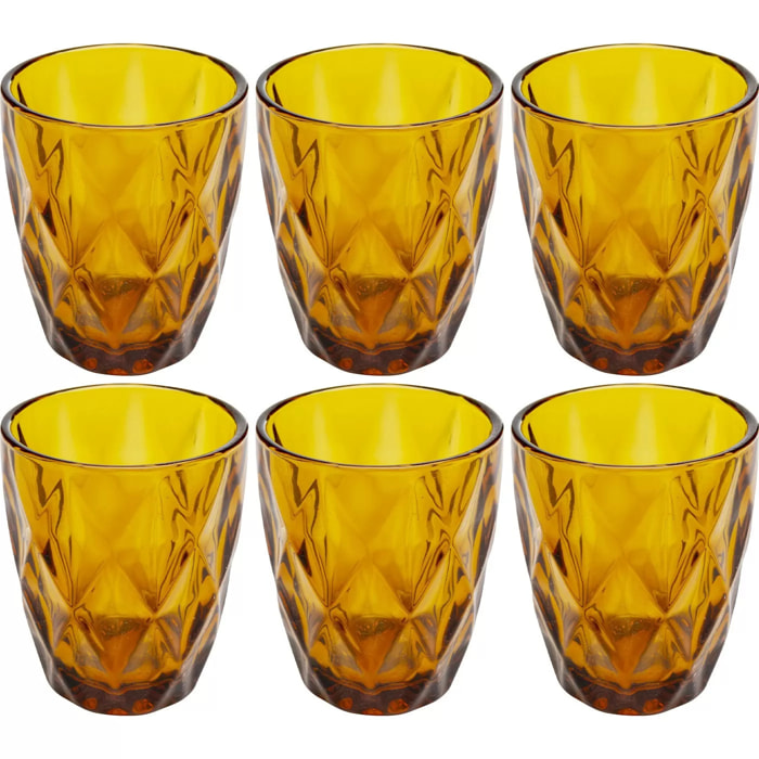 Verres à eau Oriana set de 6 Kare Design