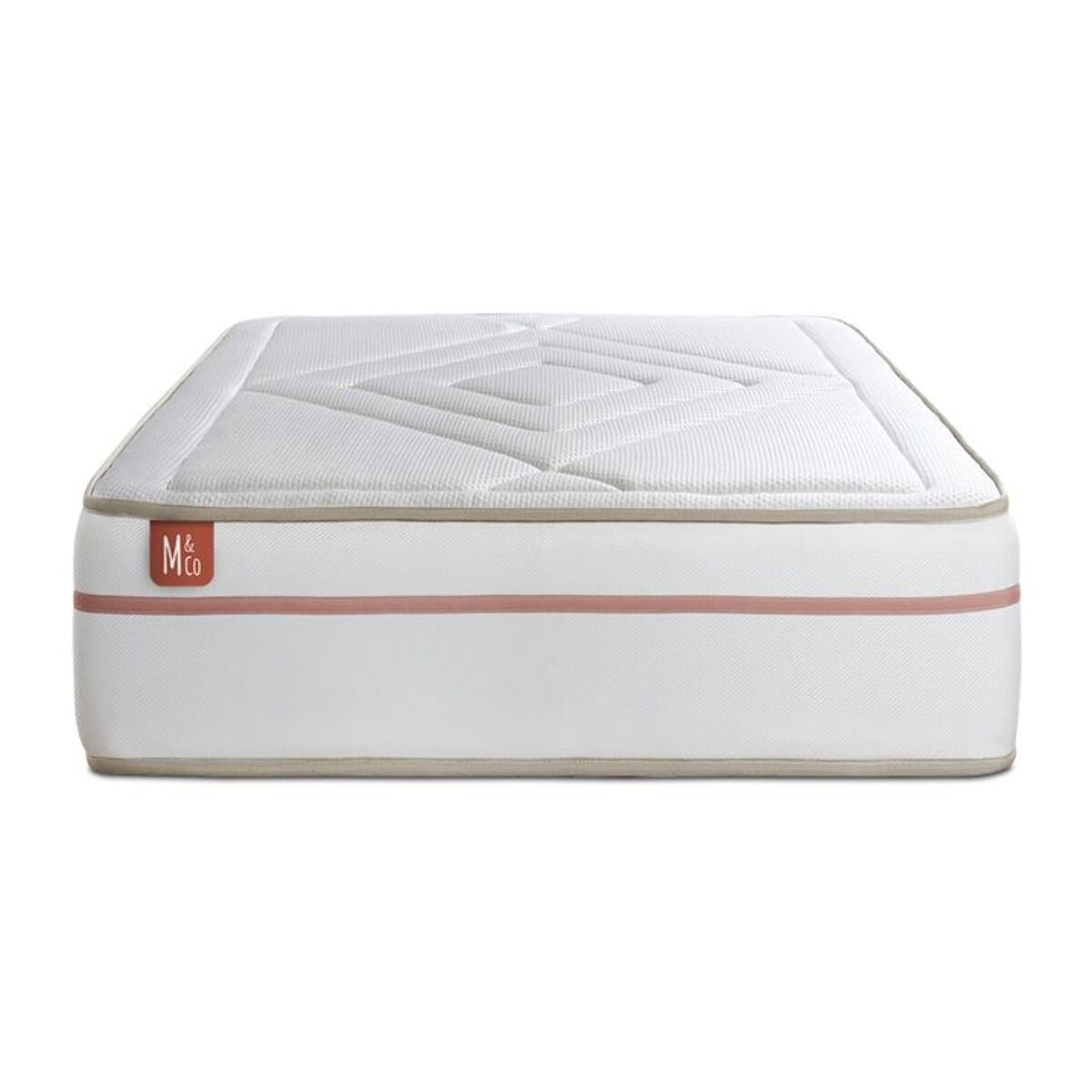 Matelas Le Paisible - 24cm - Mémoire de forme - Matériaux éco-responsable - Soutien Ferme