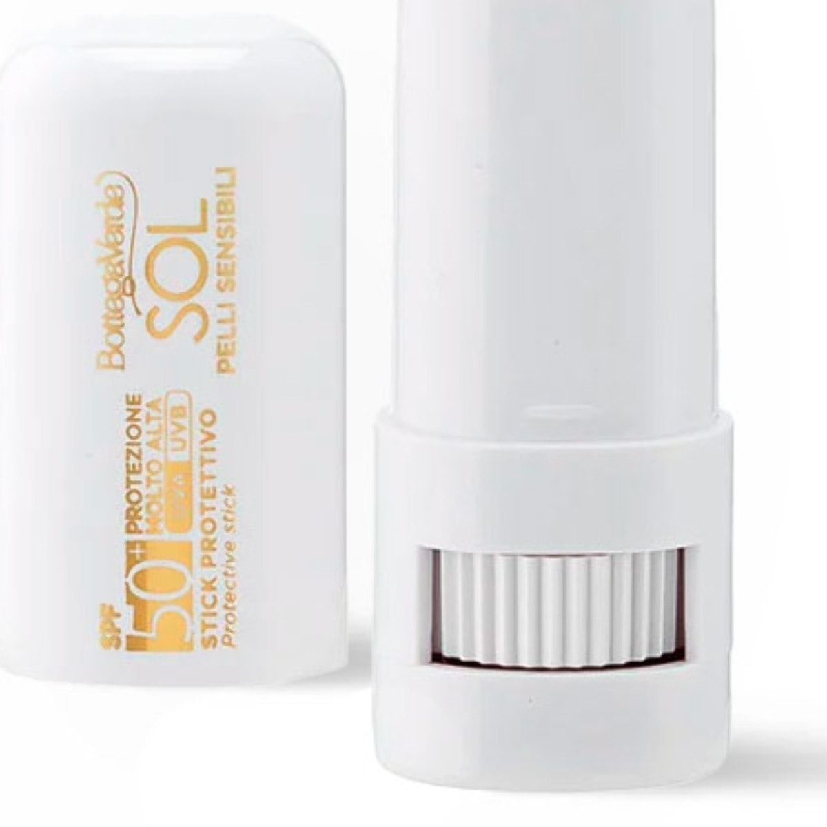 SOL pelli sensibili - Barra protectora - efecto barrera - protección especial para pieles sensibles - con aceite de Jojoba - protección muy alta SPF50+ (9 ml) - resistente al agua