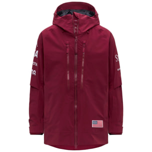 Kappa - Chaquetas Hombre Mujer Rojo - 6Cento 640C Us