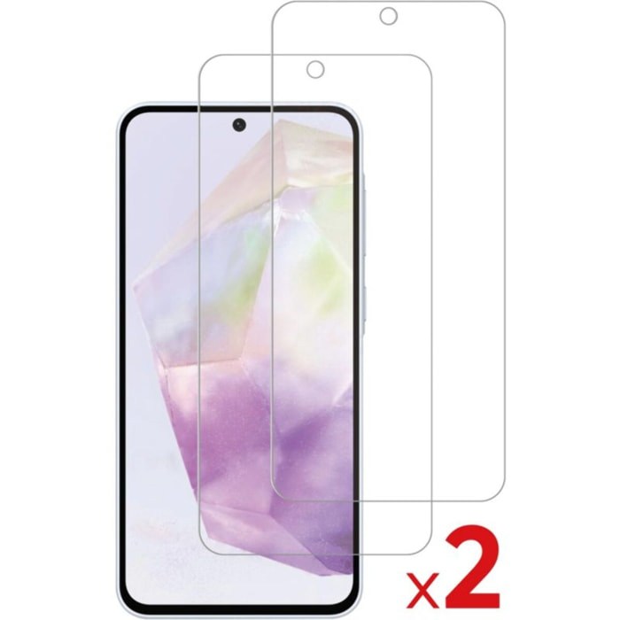 Protège écran ESSENTIELB Samsung A36 A56 S24FE Verre trempé x2