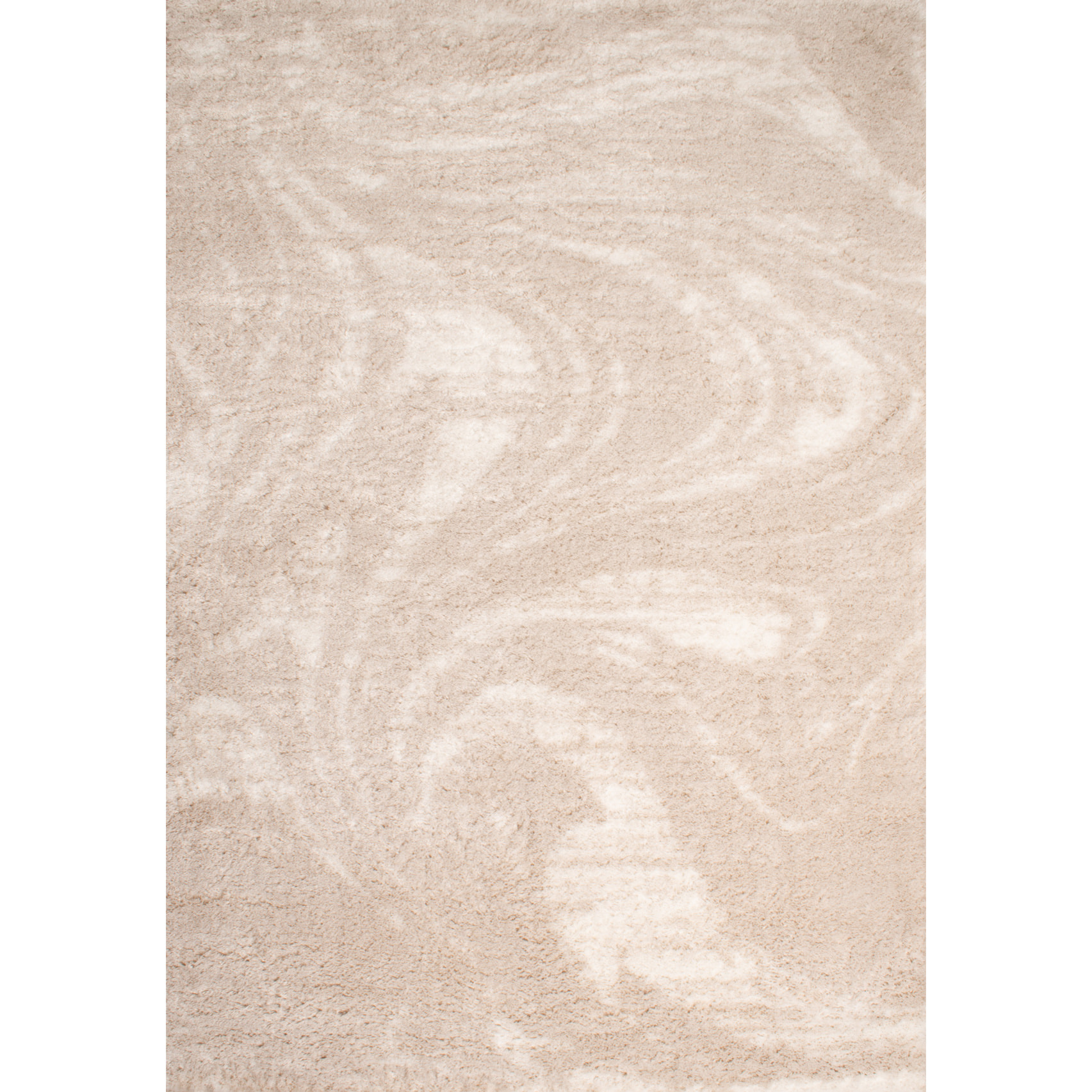 Oslo - tapis de salon à poils longs design abstrait beige