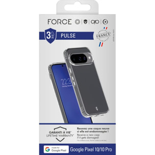 Coque FORCE CASE Google Pixel 10 / 10 Pro Transparente