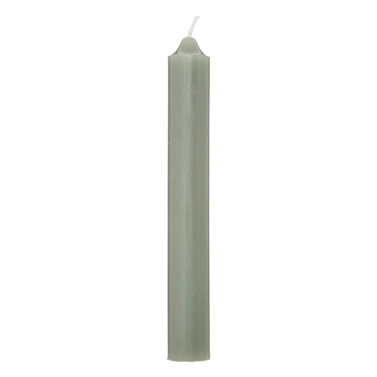 Lot de 10 bougies bâtons vert eucalyptus 45g