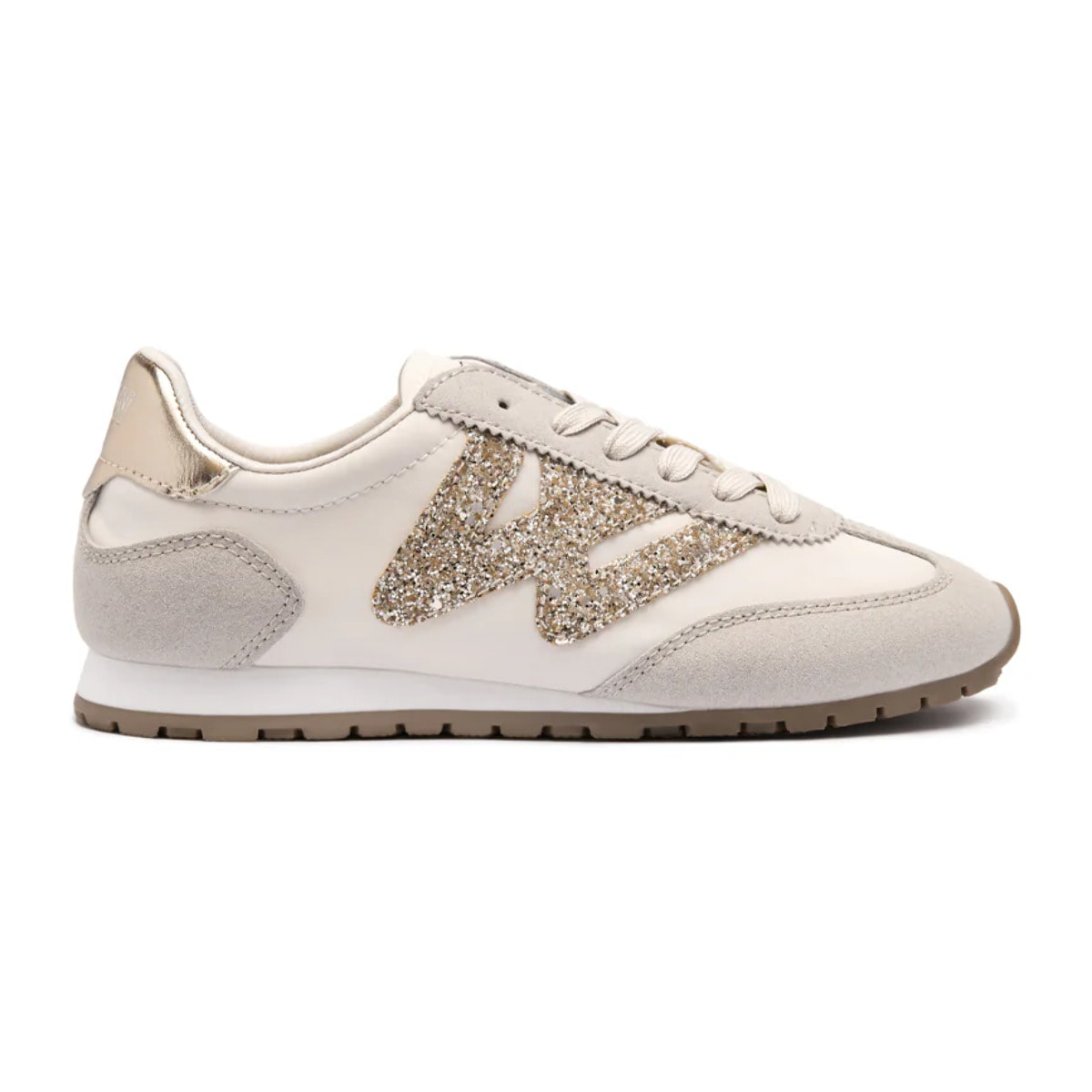 Zapatillas Deportivas Glitter Blanco / Beige B&W