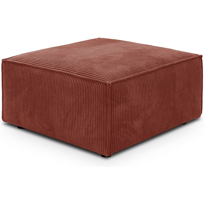 Pouf en velours côtelé - HARPER