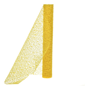 Ragnatela 50 Cm 5 Mt - Pezzi 6 - 500X50X0,1cm - Colore: Giallo - Bianchi Dino - Decorazioni Varie