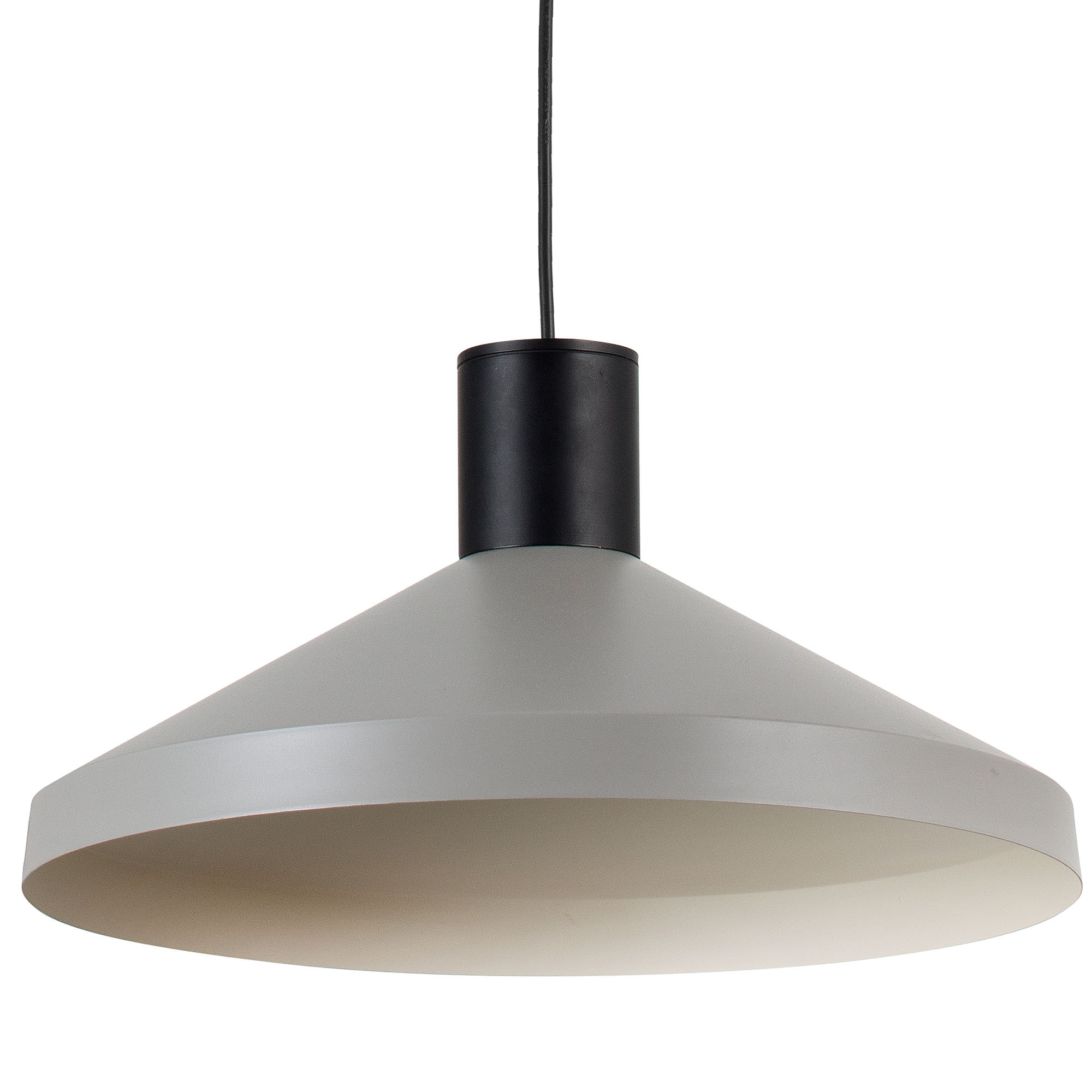 KOMBO 400 Lampe suspension gris avec fiche