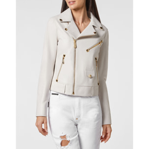 PHILIPP PLEIN Leather Biker