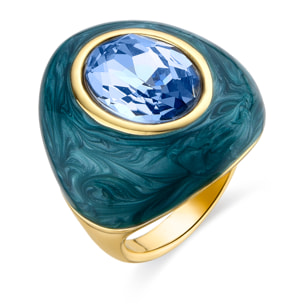 Anillo LUX BY LUX acabado en oro amarillo 18K