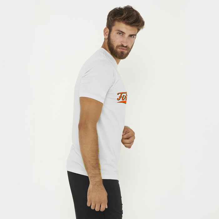 T-shirt in cotone FIRST CLASS bianca