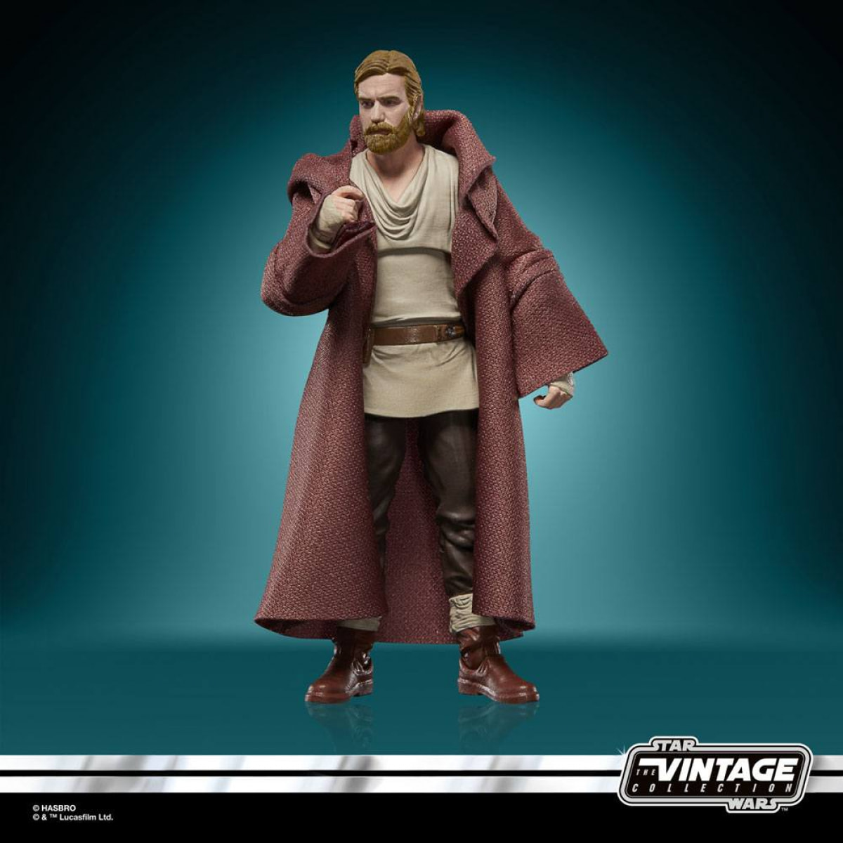 Star Wars: Obi-wan Kenobi Vintage Collection Action Figura 2022 Obi-wan Kenobi (wandering Jedi) 10 Cm Hasbro