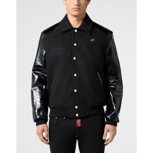 PHILIPP PLEIN Coster Jacket Cocco Sleeves & Shoulders