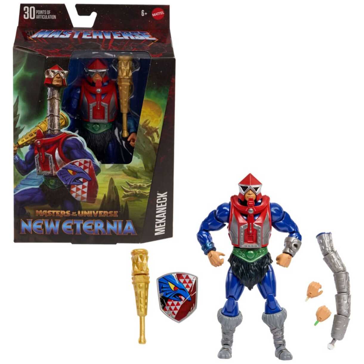 Masters Of The Universe: New Eternia Masterverse Action Figura Mekaneck 18 Cm Mattel