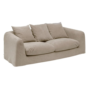 Canapé "Emile" 3 places beige