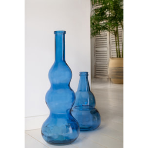 J-Line Vase - verre - bleu