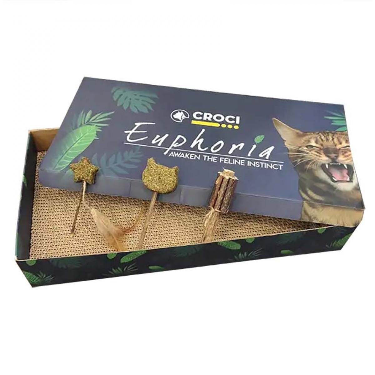 Kit Tiragraffi Gatto con Giochi Euphoria