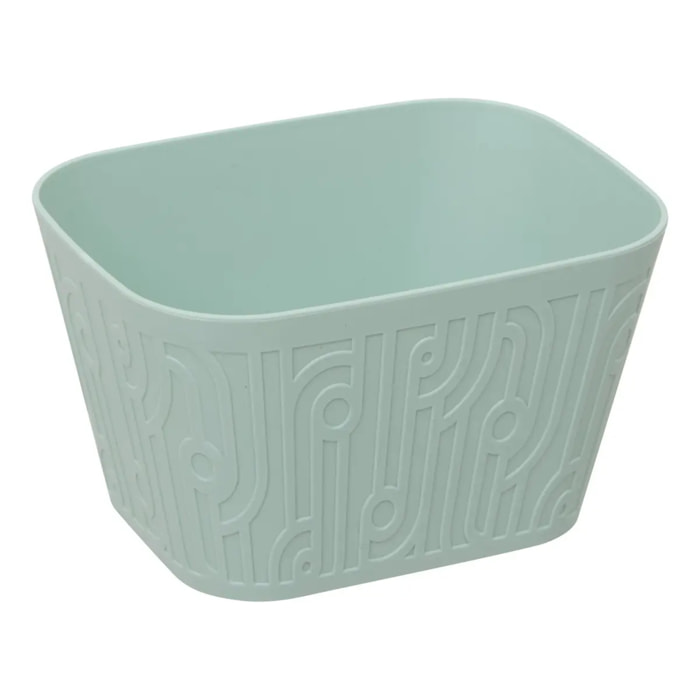 Panier rangement Arche 1,8L vert céladon