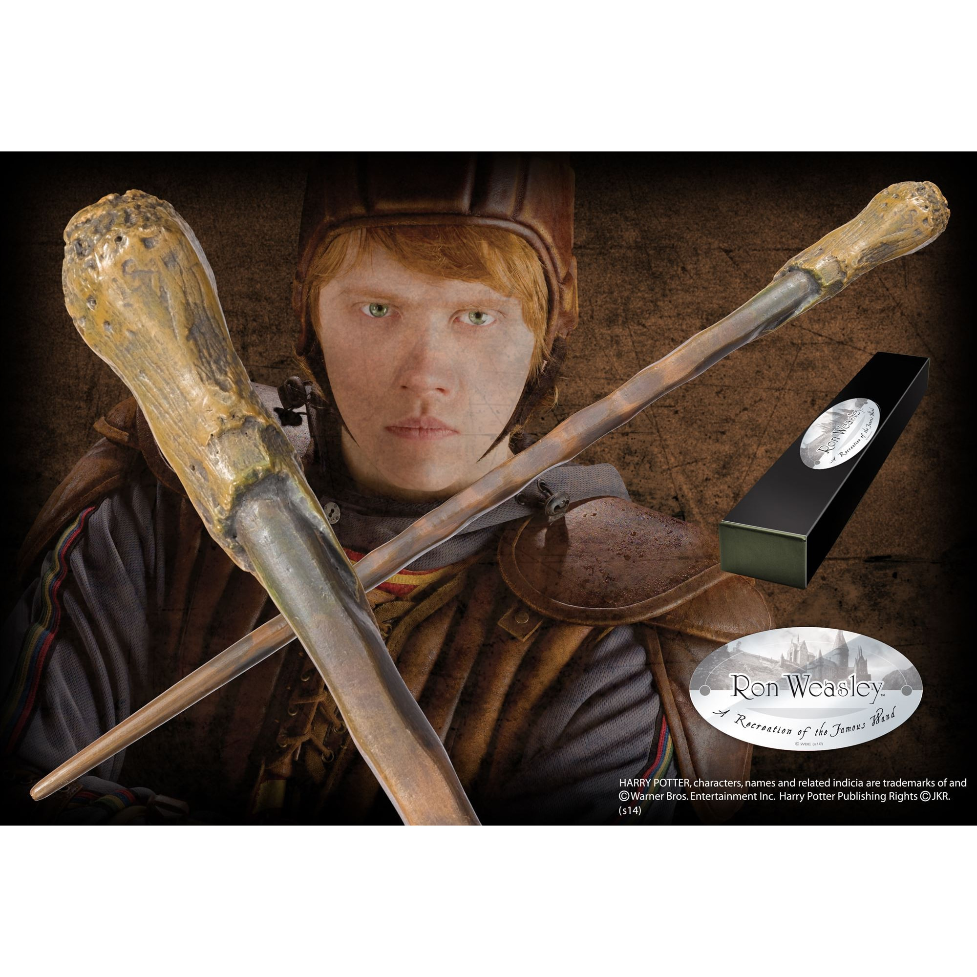 Harry Potter Bacchetta Magica Character Ron Weasley Noble Collection