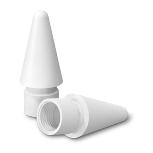 Repuesto de punta 2B tacto suave para iPad de generación 1 y 2. Contiene 2 unidades.